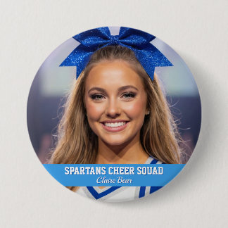 Benutzerdefinierter Cheerleader-Foto-Button Spirit Button
