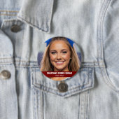 Benutzerdefinierter Cheerleader-Foto-Button Spirit Button (Beispiel)