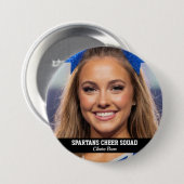 Benutzerdefinierter Cheerleader-Foto-Button Spirit Button (Vorne & Hinten)