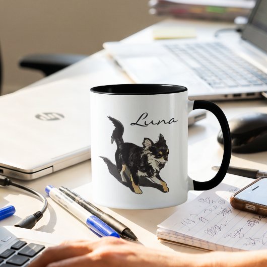 Benutzerdefinierter Chihuahua-Kunstbecher mit pers Tasse