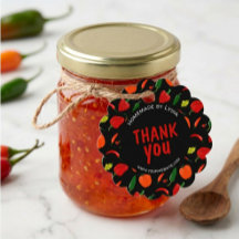 Benutzerdefinierter Chili-Pfeffer Danke Gescheibte