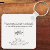 Benutzerdefinierter Closing-Schlüsselanhänger für Schlüsselanhänger (Rückseite)