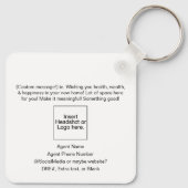 Benutzerdefinierter Closing-Schlüsselanhänger für Schlüsselanhänger (Rückseite)