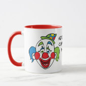 Benutzerdefinierter Clowtext Tasse (Links)