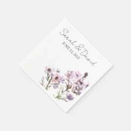 Benutzerdefinierter Cocktailservietten Elegante Bl Serviette