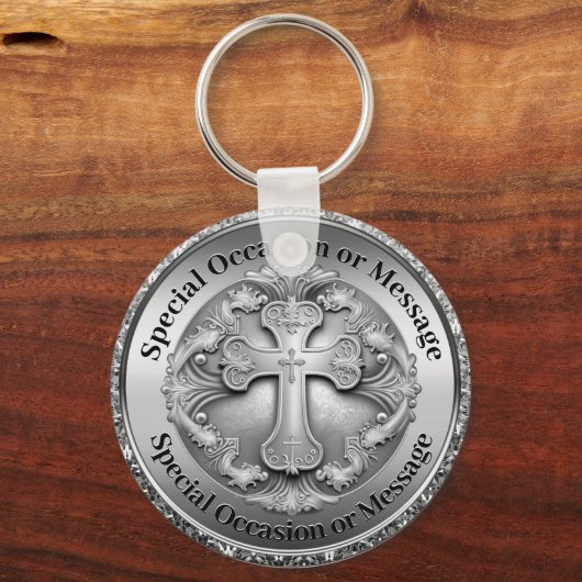 Benutzerdefinierter Crossing-Schlüsselanhänger Schlüsselanhänger (Vorderseite)