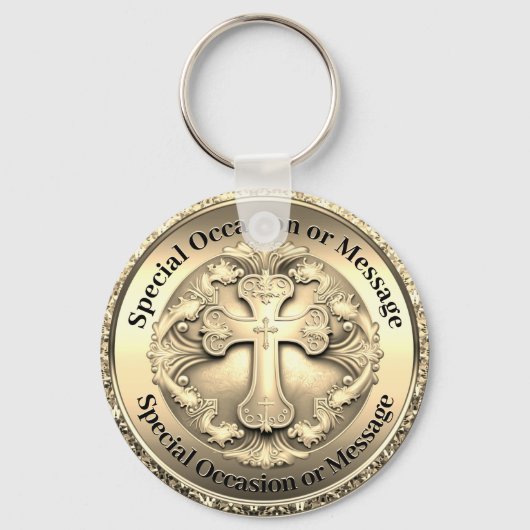 Benutzerdefinierter Crossing-Schlüsselanhänger Schlüsselanhänger (Vorderseite)