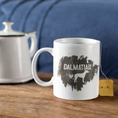 Benutzerdefinierter Dalmatiner Vater Vatertag Hund Kaffeetasse