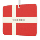 Benutzerdefinierter dänischer Flaggen-Autos-Lufter Autolufterfrischer (Links)