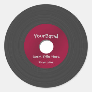 Benutzerdefinierter Datensatz Runder Aufkleber