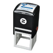 Benutzerdefinierter Datumsstempel Blau Permastempel (Produkt)