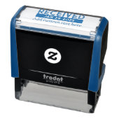 Benutzerdefinierter Datumsstempel Blau Permastempel (Produkt)