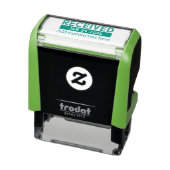 Benutzerdefinierter Datumsstempel Grün Permastempel (Produkt)
