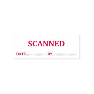 Benutzerdefinierter Datumsstempel ROT Permastempel