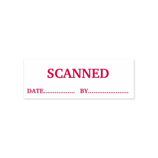 Benutzerdefinierter Datumsstempel ROT Permastempel (Design)