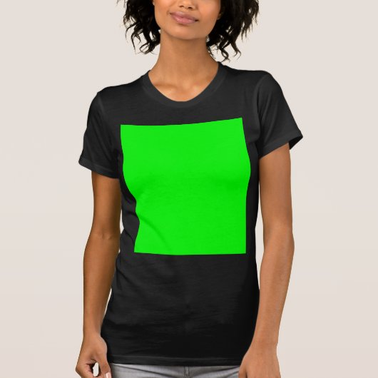 Benutzerdefinierter Designer für grüne Farbe T-Shirt (Vorderseite)