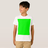 Benutzerdefinierter Designer für grüne Farbe T-Shirt (Vorne ganz)