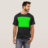 Benutzerdefinierter Designer für grüne Farbe T-Shirt (Vorne ganz)