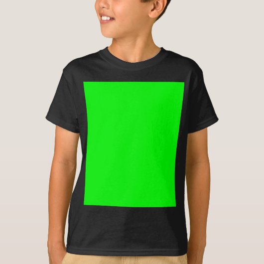 Benutzerdefinierter Designer für grüne Farbe T-Shirt (Vorderseite)