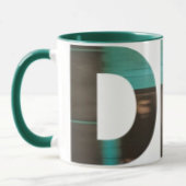 Benutzerdefinierter DM: Blaues Bild mit Ausschnitt Tasse