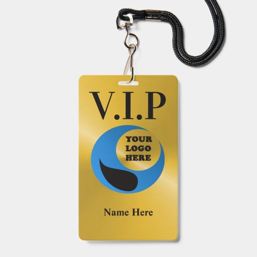 Benutzerdefinierter doppelseitiger laminierter VIP Ausweis (Vorderseite mit Lanyard)