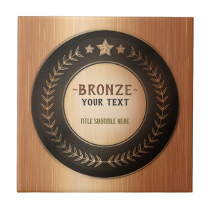 BENUTZERDEFINIERTER DRUCK DIY-MEDAILLE Bronze Cham Fliese
