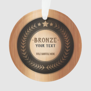 BENUTZERDEFINIERTER DRUCK DIY-MEDAILLE Bronze Cham Ornament