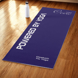 Benutzerdefinierter Druck Yoga-Crew Dunkelblau Yogamatte