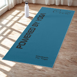 Benutzerdefinierter Druck Yoga-Crew Ozeanblau Yogamatte