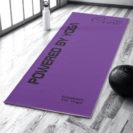 Benutzerdefinierter Druck Yoga Crew Royal Purple Yogamatte