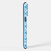 Benutzerdefinierter Dunkelblauer Lavendel Lila gep iPhone Hülle (Rechte Seite)