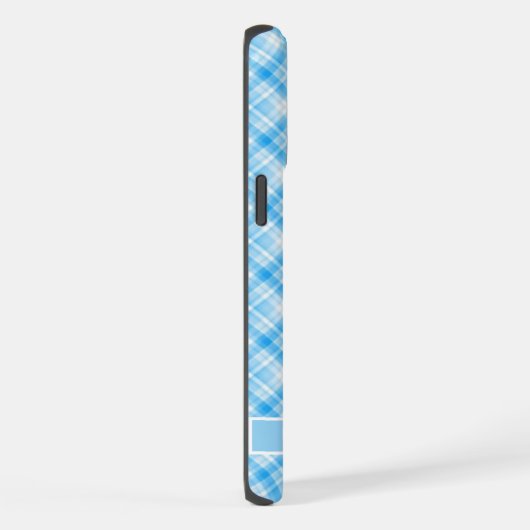 Benutzerdefinierter Dunkelblauer Lavendel Lila gep iPhone Hülle (Rechte Seite)