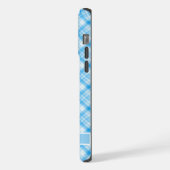 Benutzerdefinierter Dunkelblauer Lavendel Lila gep iPhone Hülle (Linke Seite)