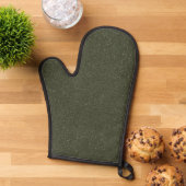 Benutzerdefinierter dunkler Moosofen-Mitt mit Text Ofenhandschuh (Oben unten)