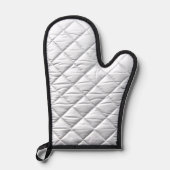 Benutzerdefinierter dunkler Moosofen-Mitt mit Text Ofenhandschuh (Rückseite)
