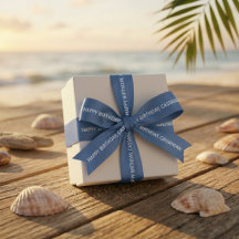 Benutzerdefinierter Dusk Blue Happy Birthday Sans-