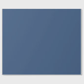 Benutzerdefinierter Dusty Blue Wasserfarbe-Bogen B Geschenkpapier (Flach)