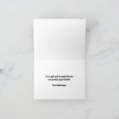 Benutzerdefinierter E-Mail-Carrier geklappt Dankeskarte (Innenseite)