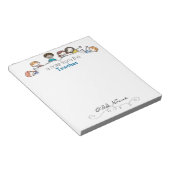 Benutzerdefinierter Editor eines Lehrers Notizblock (angewinkelt)