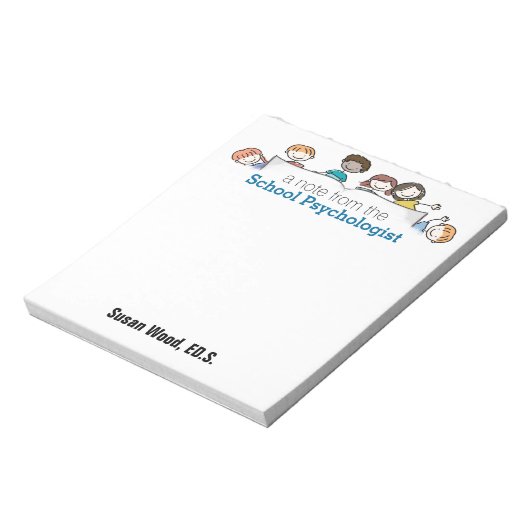 Benutzerdefinierter Editor eines Psychologen einer Notizblock (Rotiert)