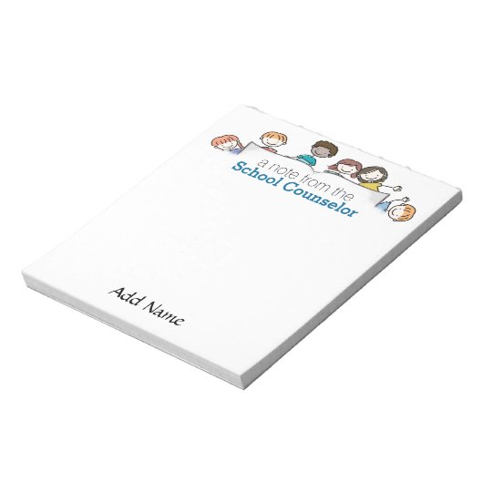 Benutzerdefinierter Editor eines Schulberaters Notizblock (Rotiert)