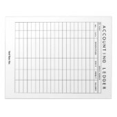 Benutzerdefinierter Editor für Buchführungsleiter Notizblock (Vorderseite)