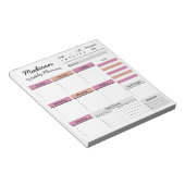 Benutzerdefinierter Editor für personalisierten Wo Notizblock (angewinkelt)