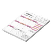 Benutzerdefinierter Editor für personalisierten Wo Notizblock (Rotiert)