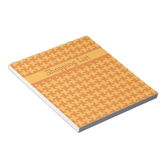 Benutzerdefinierter Editor oder Jotter, Orange Dog Notizblock (angewinkelt)