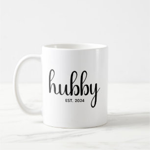 Benutzerdefinierter Ehemann EST Jahr Paar Hochzeit Kaffeetasse