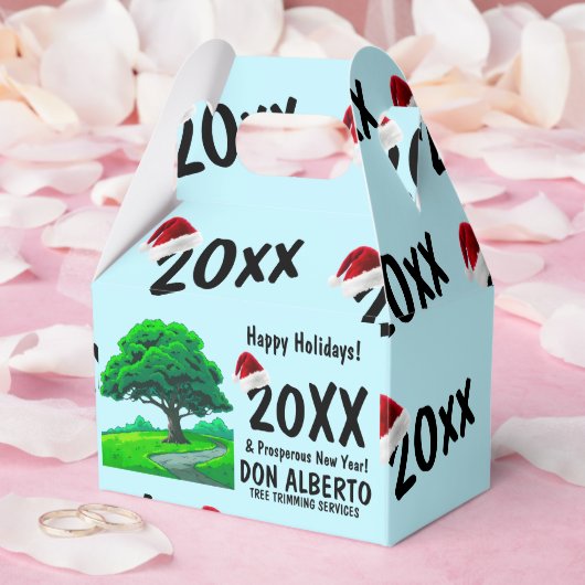 Benutzerdefinierter Eichenbaum-Logo Baumz trimming Geschenkschachtel (Hochzeit)