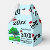 Benutzerdefinierter Eichenbaum-Logo-Baumzupfung-Fe Geschenkschachtel (Vorderseite)