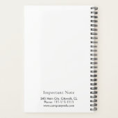 Benutzerdefinierter einfacher Logo-Planer für prof Planer (Rückseite)