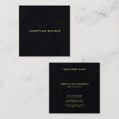 Benutzerdefinierter, einfacher Personalisierter Go Quadratische Visitenkarte (Vorne/Hinten)